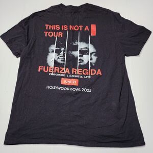 Fuerza Regida Pero This Is Not A Tour 2025 Hollywood Bowl Concert XL Shirt EUC